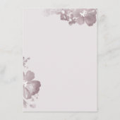 Watercolor Romance Menukaart (Achterkant)