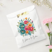 Watercolor Romantische Trouwdag Bedankzakje (Gezegeld)