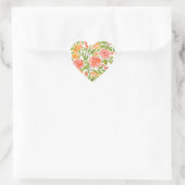 Watercolor Roos Boeket Stickers (Tas)