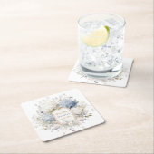 Watercolor Royal Botanique Hydrangea Bruidsfeest Kartonnen Onderzetters (Insitu)