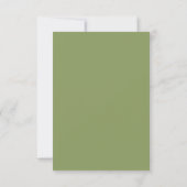 Watercolor Roze Bruiloft RSVP Kaartje (Achterkant)