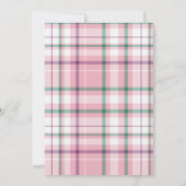 Watercolor Roze Golf Voor 4de Verjaardag Kaart (Achterkant)