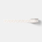 Watercolor Roze Mahjong Tegels Grosgrain Lint (Voorkant)