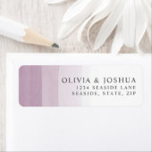 Watercolor Roze Ombre Trouw Retouradres Etiket (Insitu)