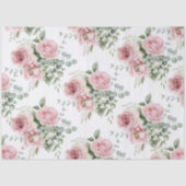 Watercolor Roze Roos Decoupage  Tissuepapier (Voorkant)