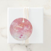 Watercolor Roze Roosknoppen 🌹 Bedankjes Labels (In situ)