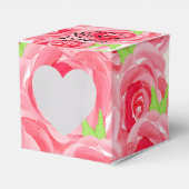 Watercolor Roze Rozen 2" Feestje Bedankdoosjes (Voorkant Zijde)