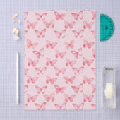 Watercolor Roze Vlinder Patroon Tissuepapier (Craft)