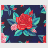 Watercolor Rozen 14 Cadeaupapier (Vlak)