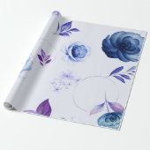 Watercolor Rozen 31 Cadeaupapier (Uitgerold)