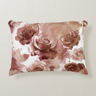 Watercolor Rozen 3 Accent Kussen
