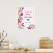 Watercolor Rozen Feest Speciale Gebeurtenis Poster (Keuken)