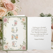 Watercolor Rozen Juni Typografie Juni Verjaardag Kaart