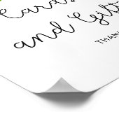 Watercolor rozen Kaarten en Cadeaus Poster (Hoek)