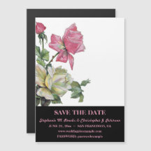 Watercolor Rozen Save the Date met Website