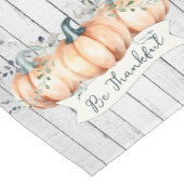 Watercolor Rustic Pumpkins Korte Tafelloper (Hoek)