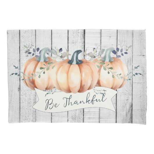 Watercolor Rustic Pumpkins Kussensloop (Voorkant)