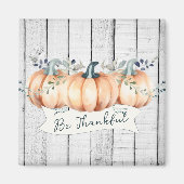 Watercolor Rustic Pumpkins Magneet (Voorkant)