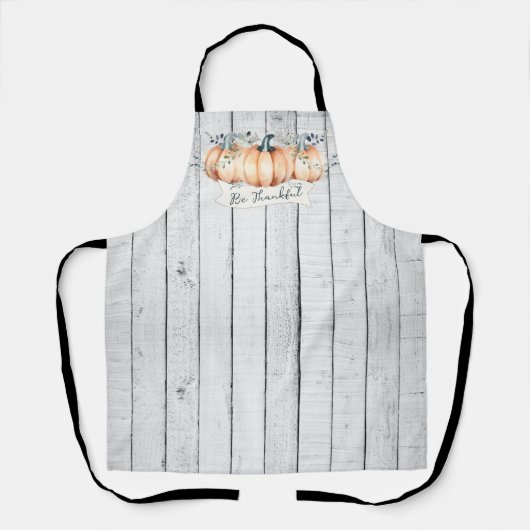 Watercolor Rustic Pumpkins Schort (Voorkant)