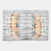 Watercolor Rustic Pumpkins Theedoek (Horizontaal)