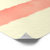 Watercolor rustieke Amerikaanse vlag Poster (Hoek)
