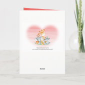 Watercolor Safari Jungle Animals Congratulations Kaart (Achterkant)