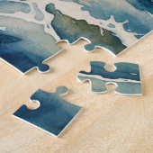 Watercolor Sailboat Regatta Legpuzzel (Zijkant)