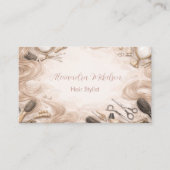 Watercolor Salon Beauty Branding Visitekaartje (Voorkant)