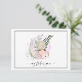 Watercolor Salon Haar | Cadeaubon (Staand voorkant)