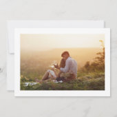 Watercolor Save the Date Provence Dorp (Achterkant)