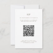 Watercolor Sayulita Mexico | Huwelijksreactie QR C RSVP Kaartje (Achterkant)