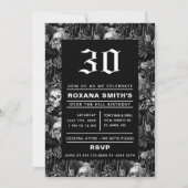 Watercolor Schedel Tuin Over De Heuvel Kaart (Voorkant)