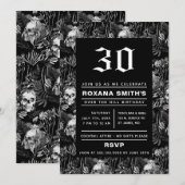 Watercolor Schedel Tuin Over De Heuvel Kaart (Voorkant / Achterkant)