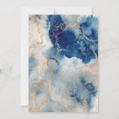 Watercolor Schelp Elegante Kustlijn Kaart (Achterkant)