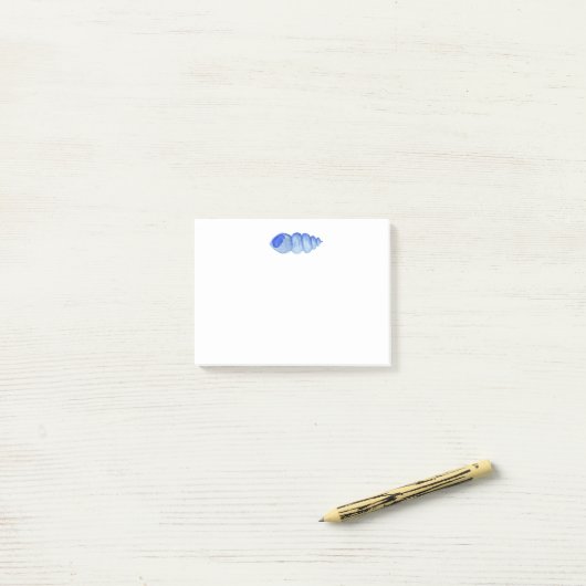 Watercolor Schelp Post-it Post-it® Notes (Op bureau)