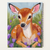 Watercolor Schilderij van een Jong Hert Planner (Achterkant)