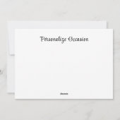 Watercolor Schilderij van Westerse Boerderij Ranch Feestdagenkaart (Achterkant)