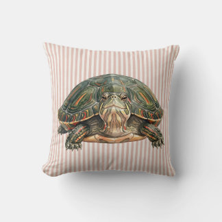 Watercolor Schildpad Worp Kussen