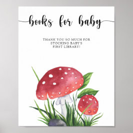 Watercolor schimmels - boeken voor baby poster