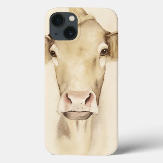 Watercolor Schuurdieren | Koe Case-Mate iPhone Case (Achterkant)