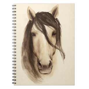 Watercolor Schuurdieren Paard Notitieboek