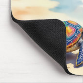 Watercolor Sea Turtle Muismat (Hoek)