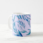 Watercolor seamless pattern. Botanical ornament. L Koffiemok (Voorkant links)