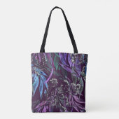 Watercolor seamless pattern. Branch with berry Wat Tote Bag (Achterkant)
