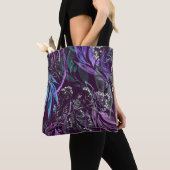 Watercolor seamless pattern. Branch with berry Wat Tote Bag (Dichtbij)