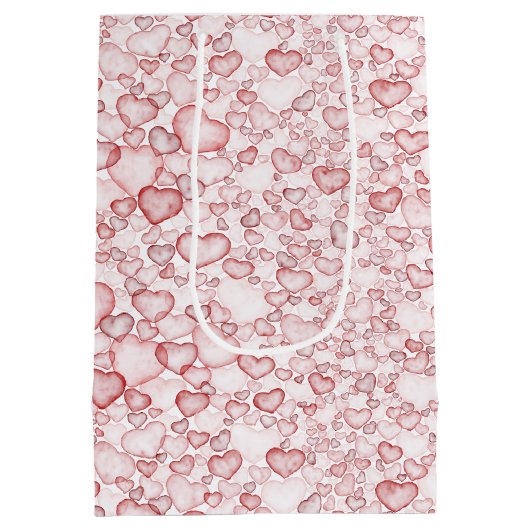 watercolor seamless pattern medium cadeauzakje (Achterkant)