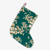 Watercolor seamless pattern of flowering branches, kleine kerstsok (Voorkant (Hangend))