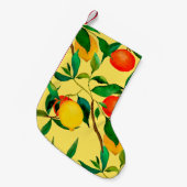 Watercolor seamless pattern with citrus fruits. kleine kerstsok (Voorkant (Hangend))