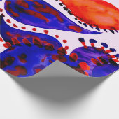 Watercolor seamless pattern with paisley. Abstract Cadeaupapier (Hoek)