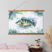 Watercolor Serie: Baars Hangend Wandkleed (Slaapkamer)